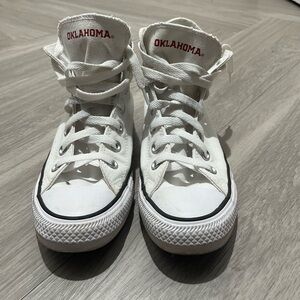 White High-Top Oklahoma University Converse